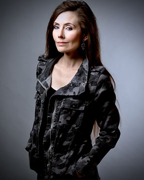 Adrienne Wilkinson Shawn Keehne dark camo jacket